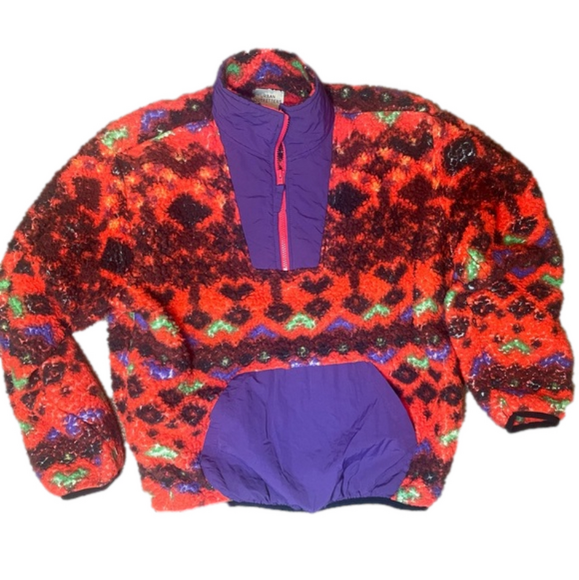 Urban Outfitters Tops - Urban Outfitters Quarter Zip Fleece Pullover Women's Size Large